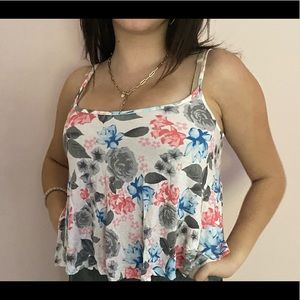 Cute floral tank top